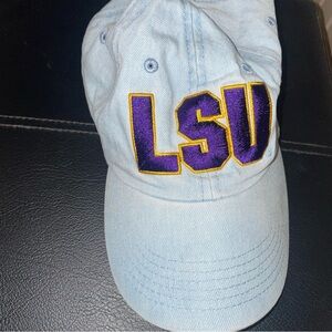 Pink 💮 Victoria’s Secret lsu denim ball cap
